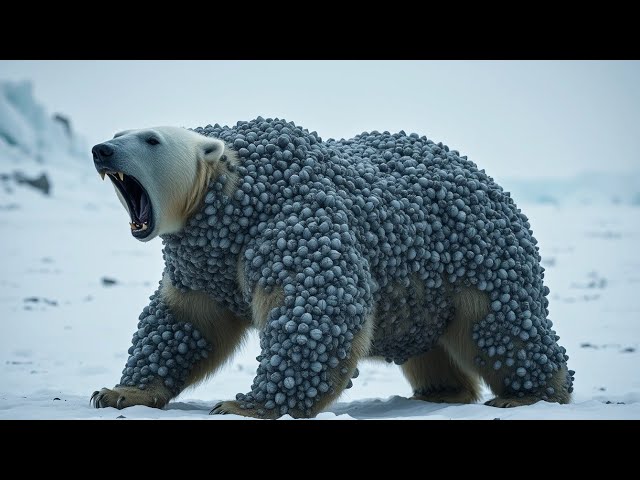 The Story of a Polar Bear’s Struggle and Daring Rescue !