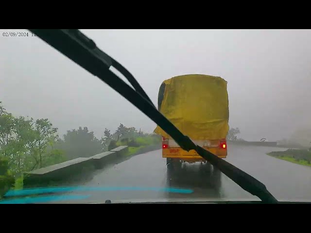 Kumbharli to Chiplun | Ganpatipule Trip | #timelapse #dashcamvideos #kokan #rainydrive