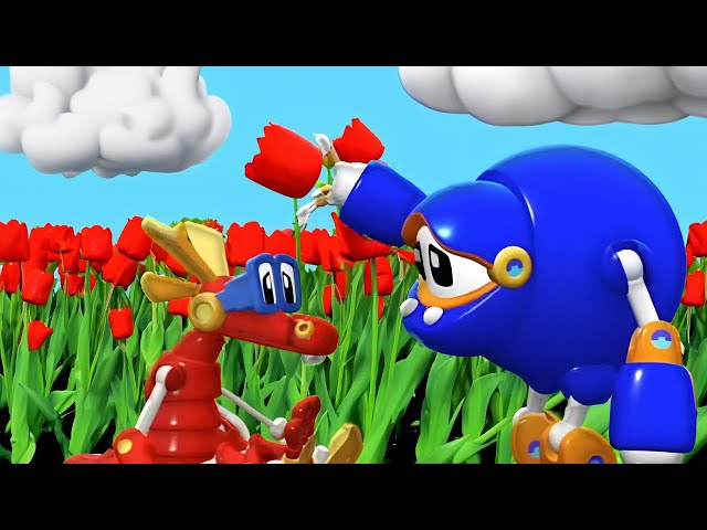 Mechana Tulip Island 💐  | Animal Mechanicals | Cartoons for Kids