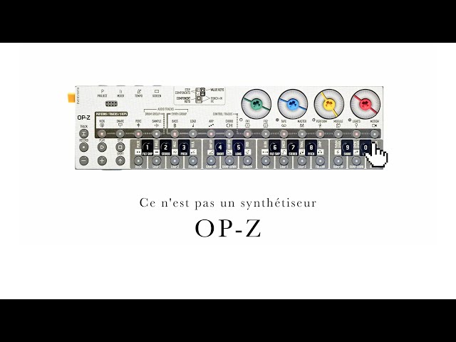 OP-Z is not a synthesizer or a drum machine