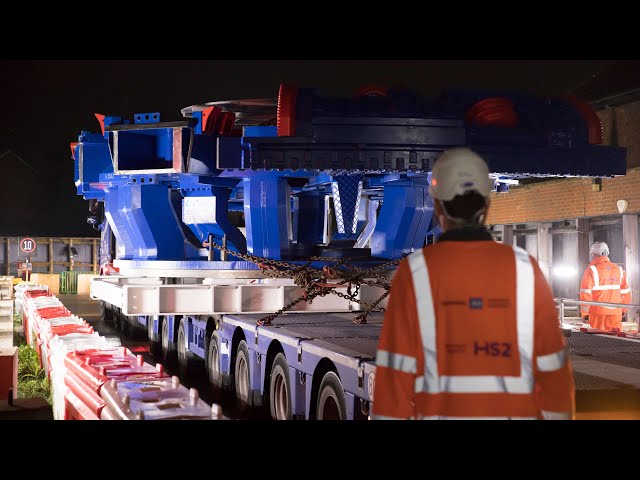 First giant tunnelling machines for HS2's London tunnels arrive