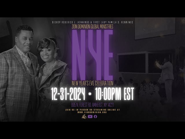 ZDGMV-CHURCH (Amherst): “NYE Celebration Service!” | Bishop Roderick L. Hennings