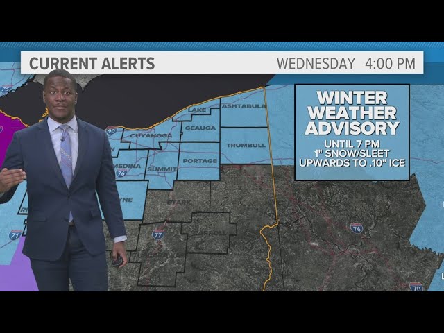 Cleveland weather: All rain this evening into tonight for Northeast Ohio