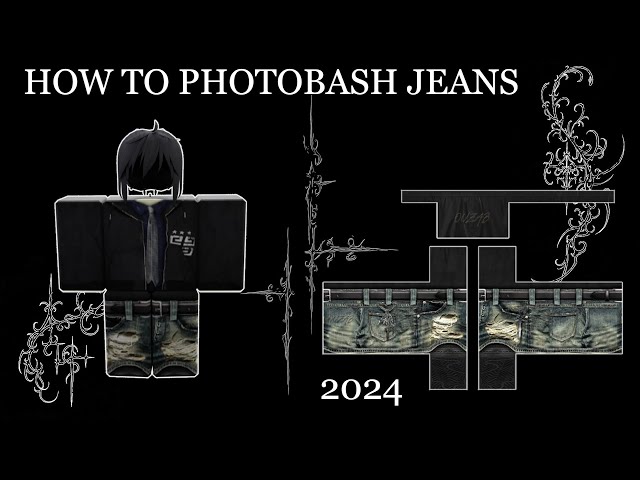 HOW TO PHOTOBASH JEANS IN 2024