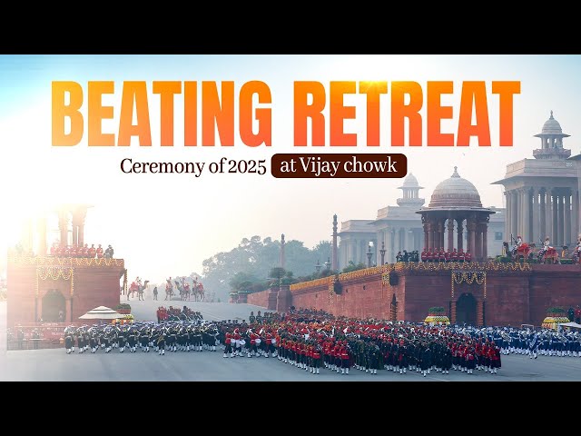 PM Modi Live | Beating Retreat Ceremony 2025 LIVE | Vijay Chowk, New Delhi