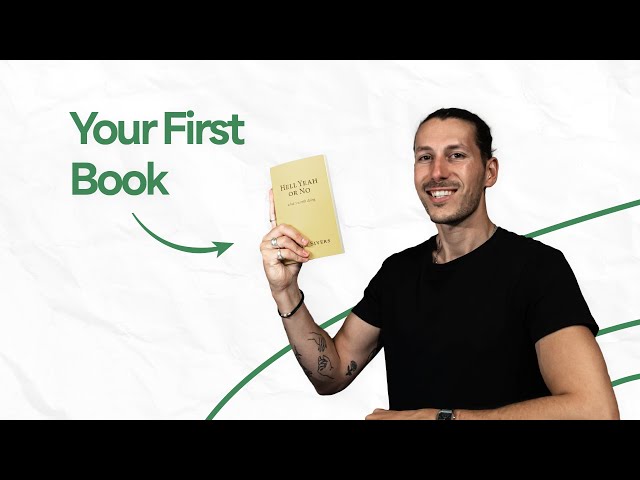 How To Write Your First Book (Without Getting Stuck)