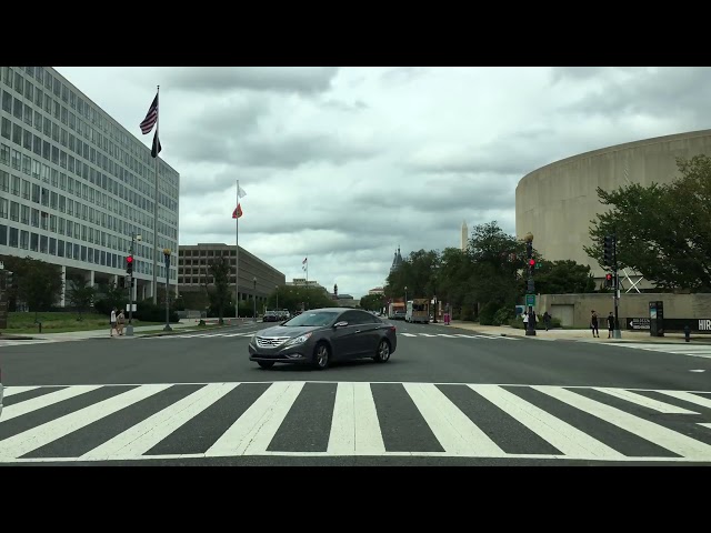 76 Washington DC 4K   The US Capital   Driving Downtown   USA