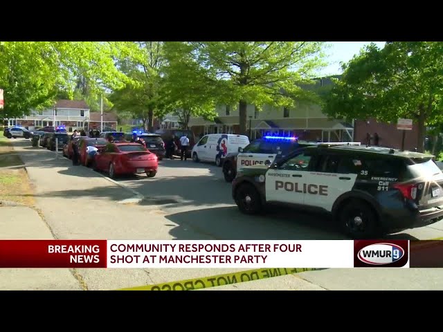 Neighbors respond after 4 people shot at Manchester graduation party