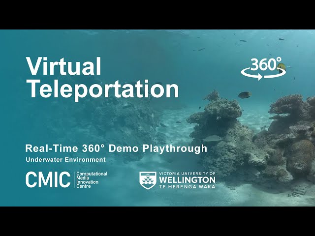 Virtual Teleportation 360° Demo | Underwater Environment