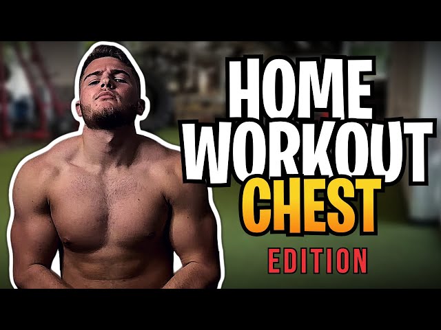 CHEST Workout At HOME!! (With Dumbbells)