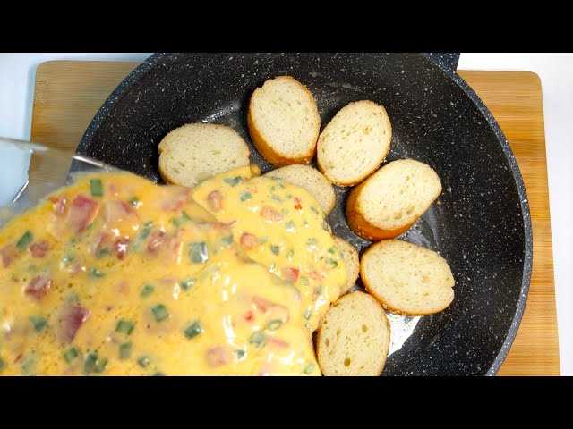 No time to cook! Try this quick, cheap and delicious recipe! A QUICK BREAKFAST