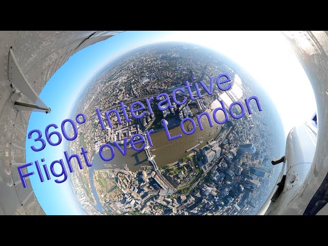 VR 360º London Flight | HDR 4K