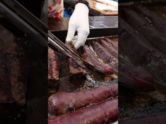 8 dollar unlimited pork intestine grill - Korean street food #streetfood