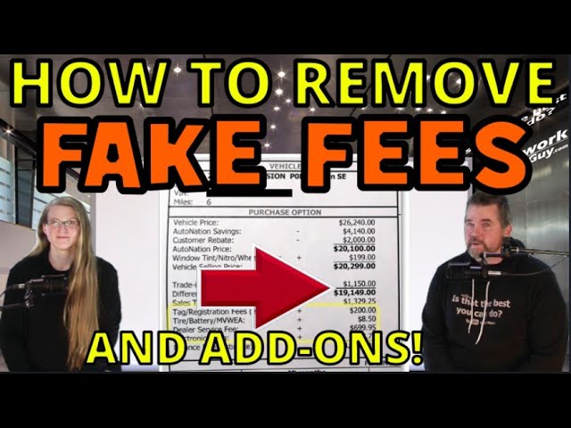 HOW TO REMOVE FAKE FEES & ADD-ONS in 2025 Car Market