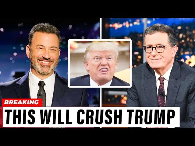 Trump MELTS DOWN After Jimmy Kimmel & Stephen Colbert Roast Him on Live TV!