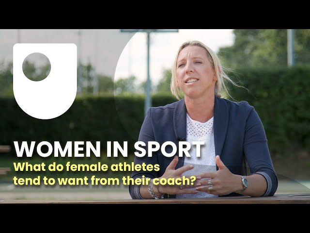 What do female athletes tend to want from their coach?