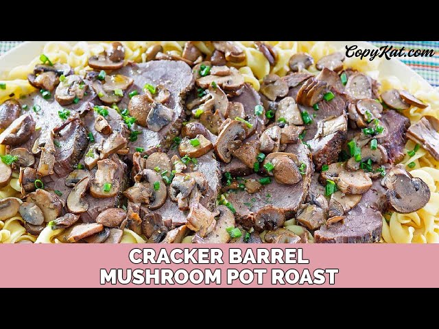 Cracker Barrel Mushroom Pot Roast - Instant Pot