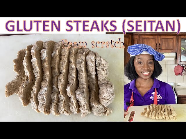 How to make GLUTEN STEAKS (SEITAN)