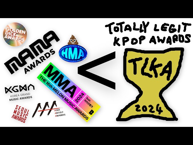 i made “the best” kpop award show | TLKA 2024