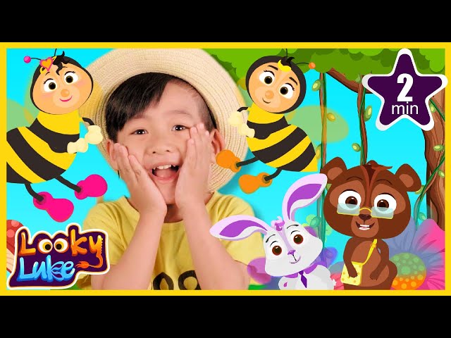 Bee Bee Oh Bee! Fun Sing-Along Kids Songs | Looky Luke