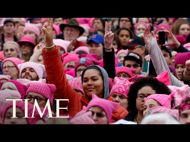 Experience The International Women's Day March In 4K VR | 360 Video | TIME