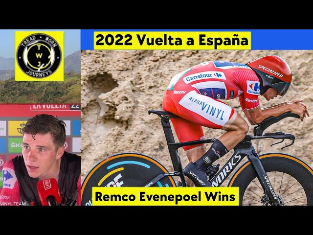 Remco Evenepoel Wins | 2022 Vuelta a España | Stage 10 ITT