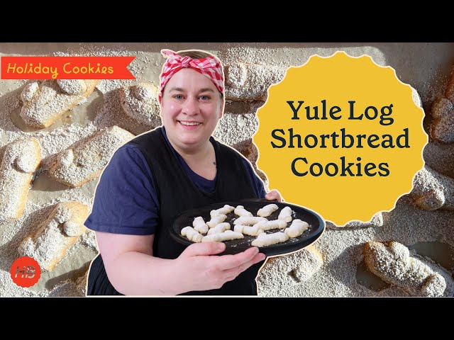 Spiced Yule Log Shortbread | Happy Baking with Erin Jeanne McDowell