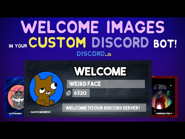 How to add Welcome Card in your Discord Bot ( Discord.JS )