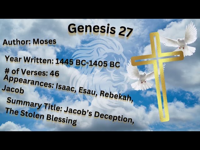 Genesis 27:1-46 KJV Audio Bible