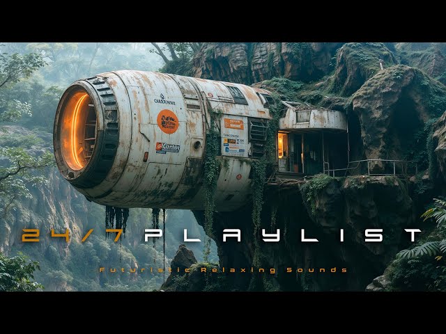 24/7 Sci-Fi Sounds and Futuristic Ambience for Relaxing, Focus, Code, meditation and Sleep