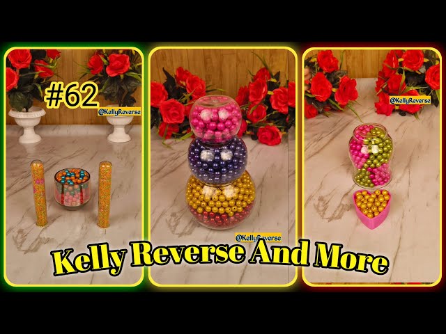 Satisfying Reverse Beads ASMR Video 😌🌲😌 #62 #satisfying #asmr #beads #reverse #shortsfeed