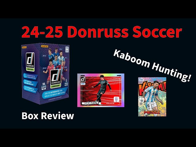 Suffering So You Don’t! 2024-25 Panini Donruss Soccer Double Blaster Box Review