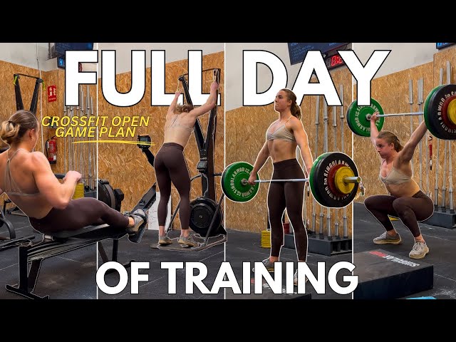 Full Day of Training for the CrossFit Open | Dumbbell Efficiency & Conditioning Secrets!