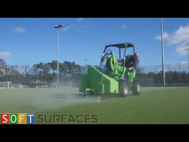 Sports Pitch Rejuvenation | Scarifying a Football Pitch | Sports Pitch Renovation