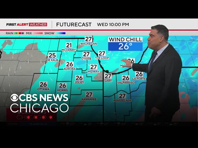 Snow to persist through evening in Chicago