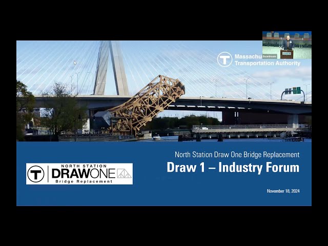 North Station Draw One Bridge Replacement Project - Construction Industry Forum | November 18, 2024