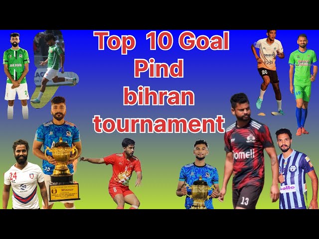 TOP 10 GOAL 🥅 PIND -BIHRAN (HOSHIARPUR ) 7SIDE  NIGHT FOOTBALL TOURNAMENT 🏟️ GOAL HIGHLIGHTS