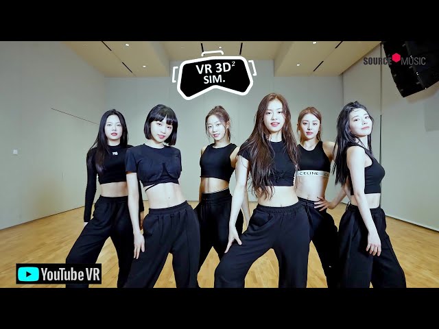 LE SSERAFIM ‘FEARLESS’ Dance Practice (Moving ver.) 60fps (VR 3D SIM)