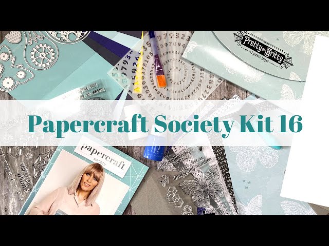 Pretty Gets Gritty Papercraft Society Kit 16