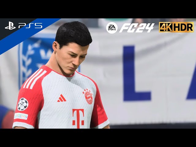 (PS5) UCL 23-24 | Lazio vs Bayern Munich 5-0 | Kim Min Jae Red Card | FC24 [4K HDR 60FPS]