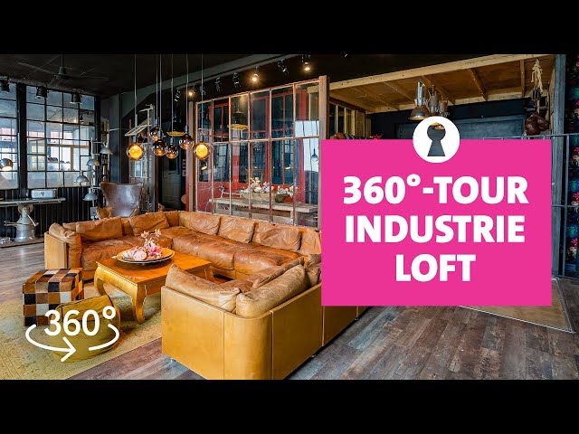 Planning and furnishing a loft in industrial style | 360-degree tour | SWR Room Tour