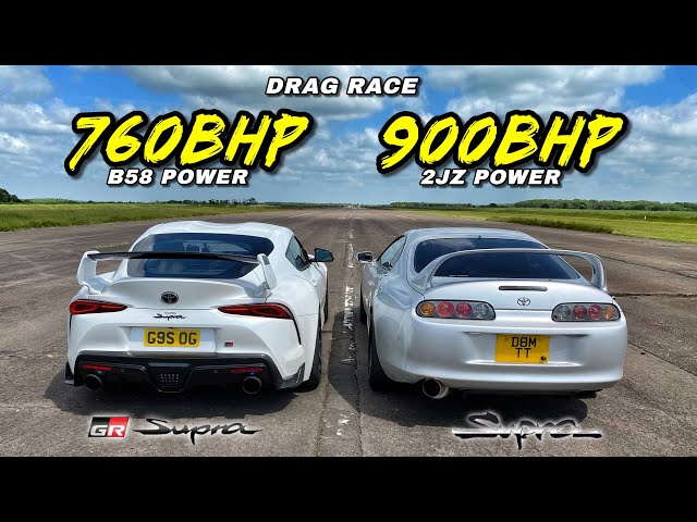 WHO’S BOSS.. 900HP MK4 TOYOTA SUPRA VS 760HP MK5 GR SUPRA