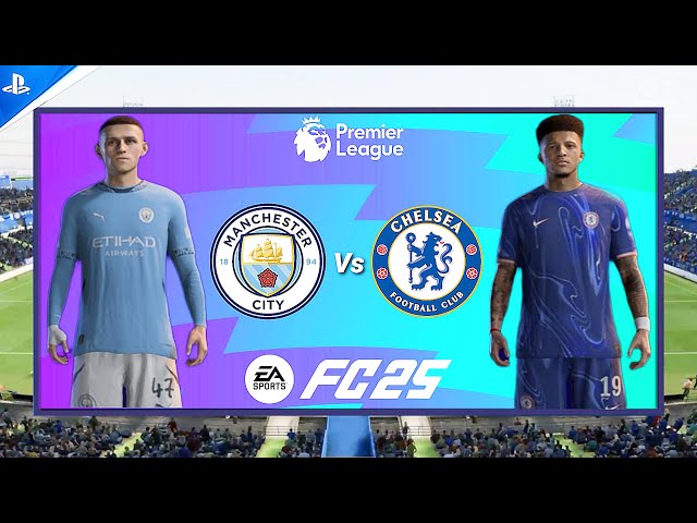 Manchester City vs Chelsea | Premier League 2024/25 | FC 25 live