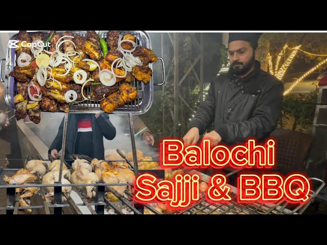 The Real Taste of Balochi Chiken Sajji | Best BBQ Platter in Lahore | Mutton Kabab | Best Grill Fish