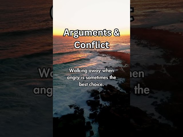 Arguments & Conflict