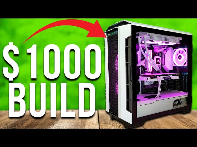 BEST Gaming PC Build Under $1000 of 2024