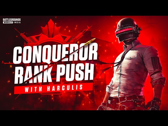 BGMI SERIOUS CONQUER RANK PUSH | CONQUER HACKER JONATHAN| RANK PUSH TO TOP 100 | BGMI LIVE#bgmi#pubg