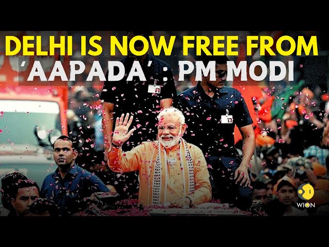 Delhi Election 2025 LIVE: PM Modi  Fierce Address As BJP Sweeps New Delhi Election | AAP | WION LIVE