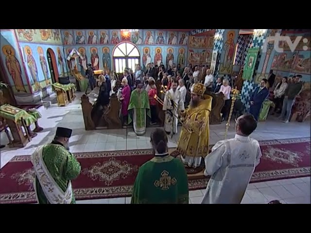 Pravoslavna Sv. Liturgia Humenne 2023 / Posvatenie zakladneho kamena DPVC Humenne