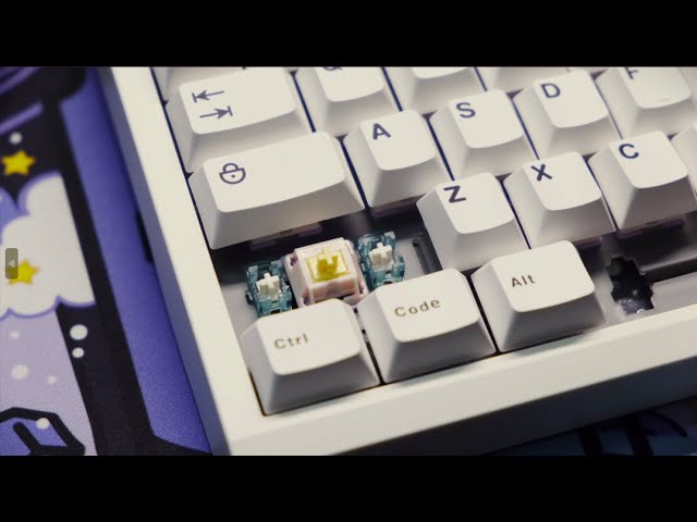 Modding a GMK87 to Sound Creamy with Polyfill Mod, Tape Mod & Holee Mod (MMD Princess tactile)